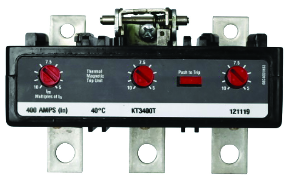 Other view of Eaton - Circuit Breaker Frame + Trip Unit - Seriec C - Frame K - 400 Amp - KW3400F+KT3400T