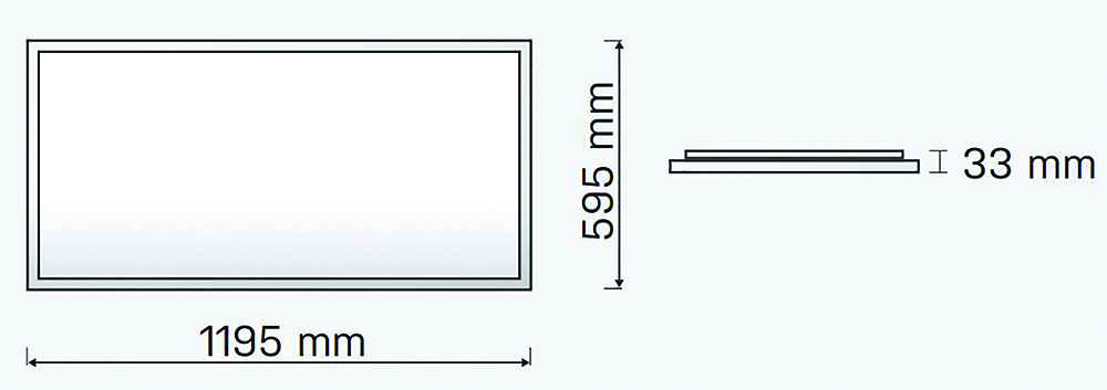 Other view of HANECO LIGHTING Haneco - Matrix Led Backlit Panel - 48W - 220-240V - 40VDC - 600X1200mm - 4000K - IP40 - White - MATRIX48W0612-4K