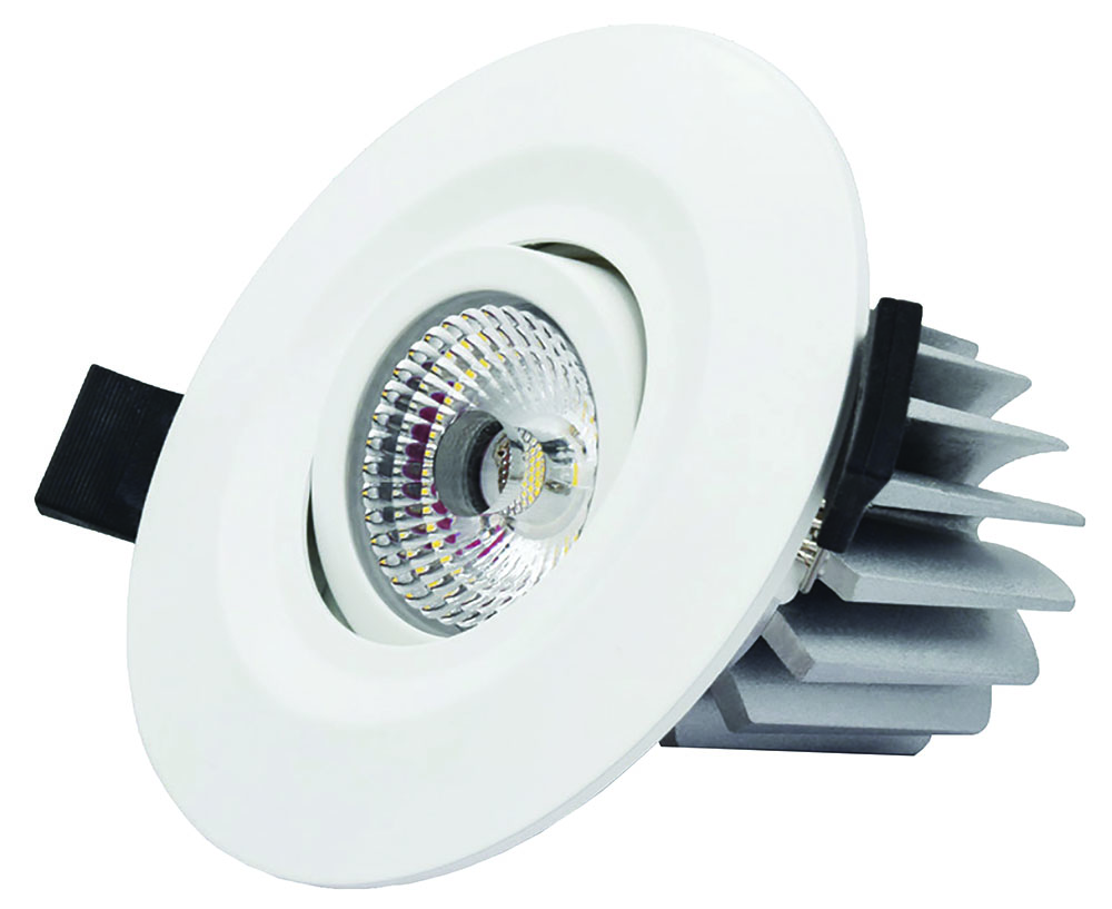 Other view of HANECO LIGHTING Haneco - Detail - Down Light - LED 9W - Adjustable - 3000K IP65 - 75-95MM C/O - White - D9W110R3KWIP65 - 2000159