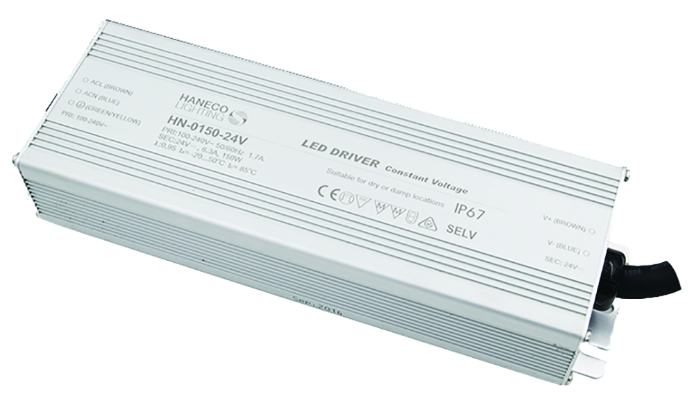 Other view of HANECO LIGHTING Flexion 2000616 Non-Dimmable Constant Voltage Driver - 24V 0-150W IP67 - HN-0150-24V