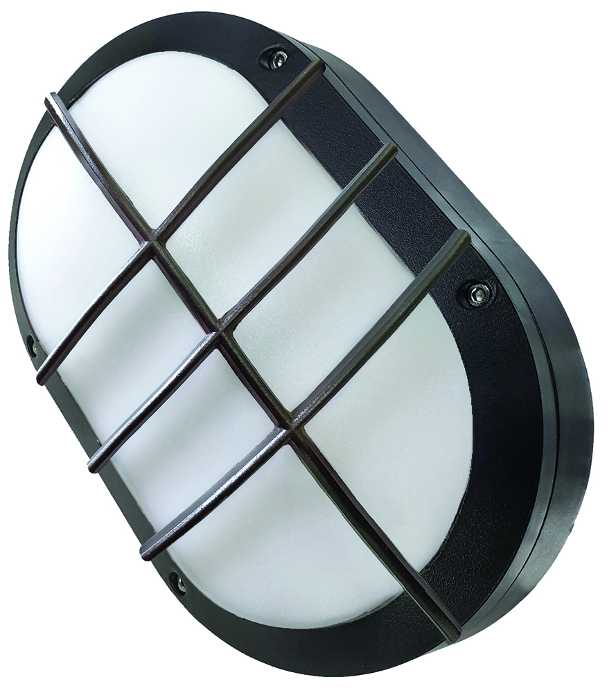 Other view of HANECO LIGHTING Dawn 2001709 Accessory - Oval Grille - DNOVL-GR280 - 280mmx185mm - Black