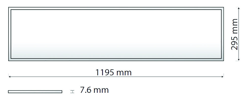 Other view of HANECO LIGHTING Haneco - Galaxy - LED Panel - 25W - 300x1200mm - 4000K - White - GALAXY25W0312-4K - 2001854