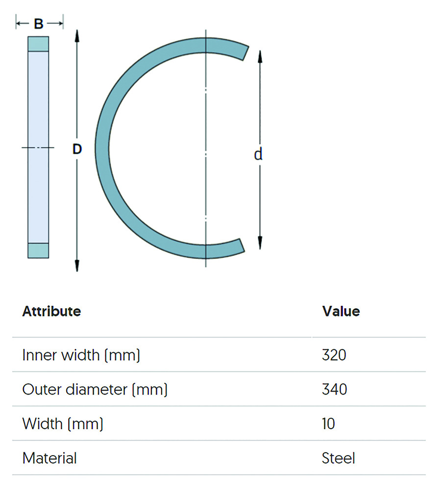 Other view of SKF - Spare Part - Locating Ring - 10 x 340mm - FRB10/340