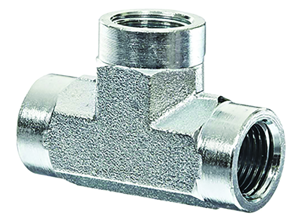 Other view of Eaton - Aeroquip - Steel Pipe Fitting Tee - 3/8" NPT Female - 2090-6-6S