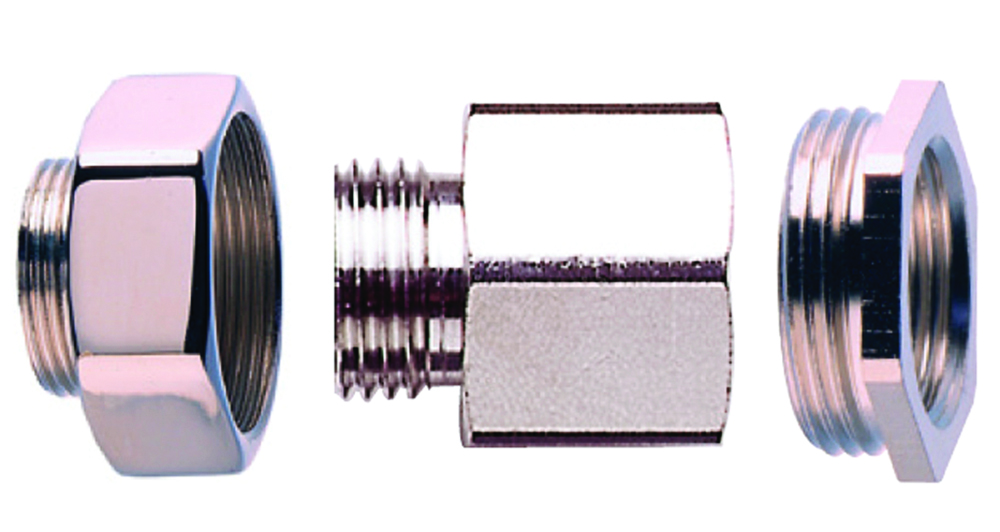 Other view of Adaptaflex - Nickel Plated Brass Reducer Male 16 Female 12 - B/M16-M12/R