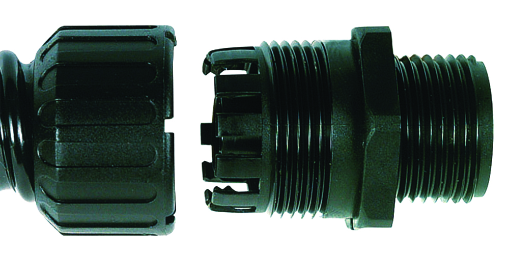 Other view of Adaptaflex - Nylon Straight Fitting For XF16 20mm - XF16/M20/D