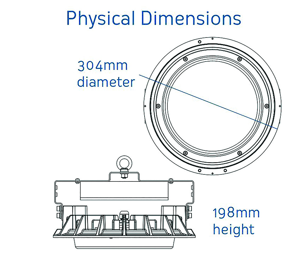 Other view of primo - LED High Bay - 26K - IP65 - 150W - 26,000lm - 1-10V - Dimmable - HP26K150