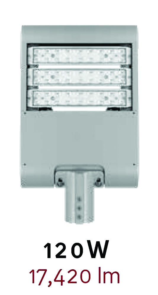 Other view of tigerlight - LED Streetlight - 120W - Grey - T2M - IP67- 5000k - 60mm Spigot - 17,100lm - SL120