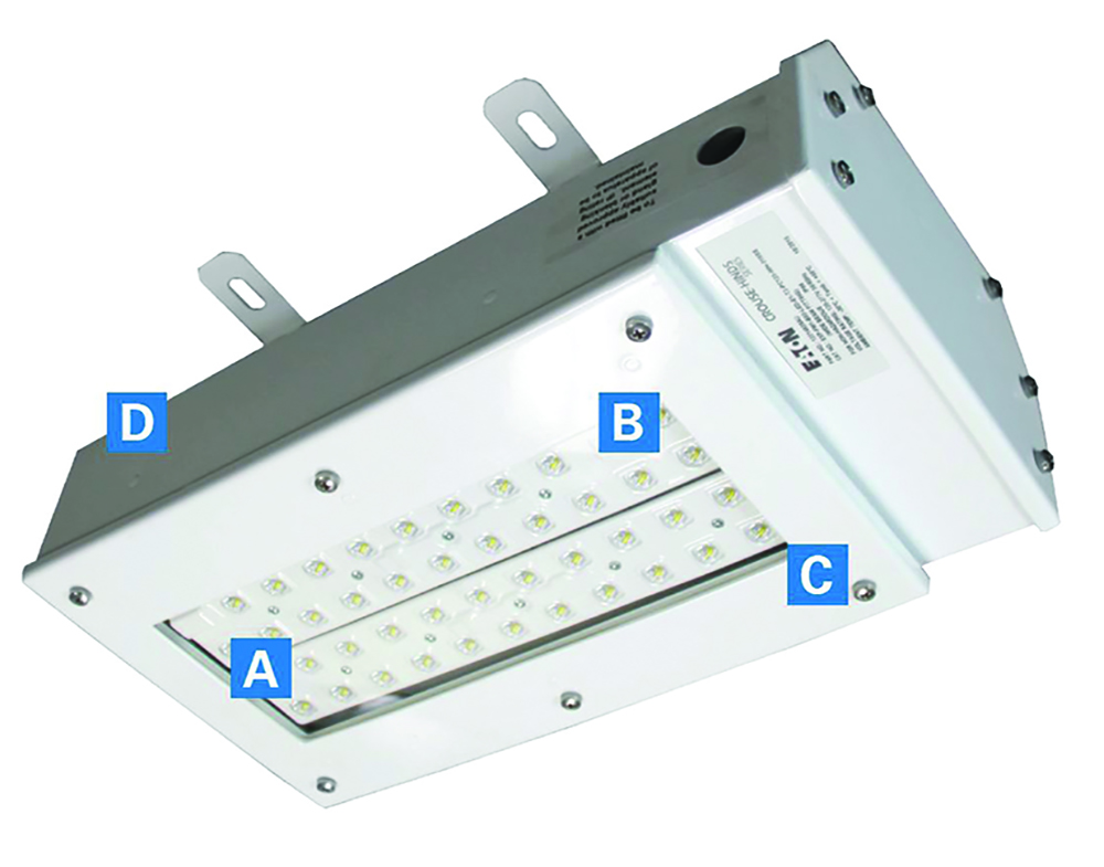 Other view of Crouse-Hinds - Endure Heavy Duty LED Light - Stainless Steel Body - with AF 1A Series Lightbar - 40W - 10K - END50405SM