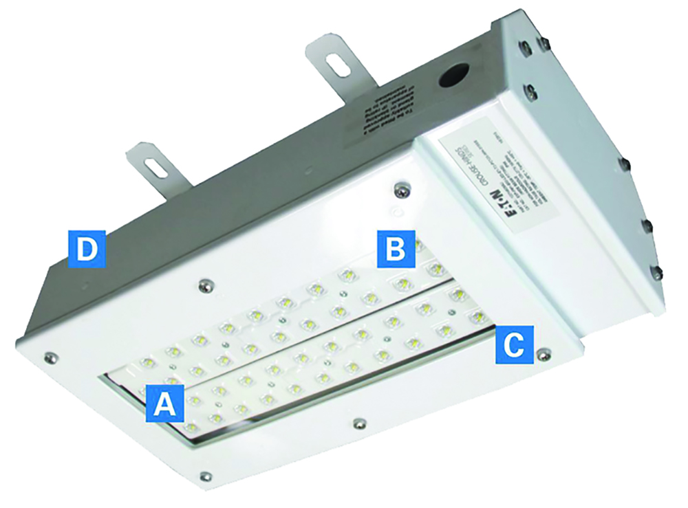 Other view of Crouse-Hinds - Endure Heavy Duty LED Light - Stainless Steel Body - with AF 1A Series Lightbar - 40W - 10K - with Integral Emergency - END50405SMEM