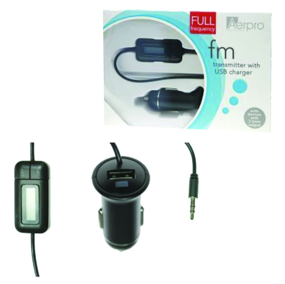 Other view of Aerpro ADM200TC FM Transmitter Full Frequency USB Charger