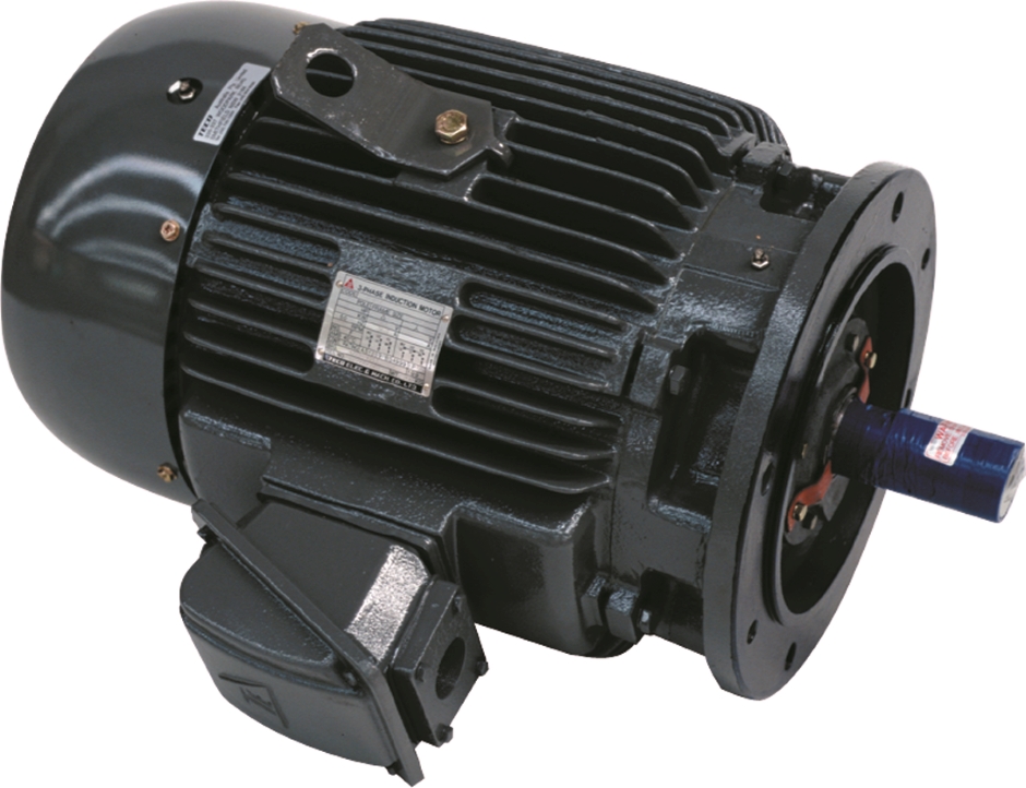 Other view of TECO Motor - Electric - Aluminium - Flange Mount - 3 Phase - Fenner - 1.5Kw - 90L - 4Pole - 1.5DD4AL