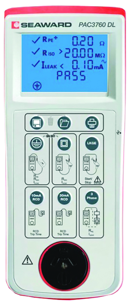 Other view of Seaward PAC3760DL Data Logging Appliance & RCD Tester