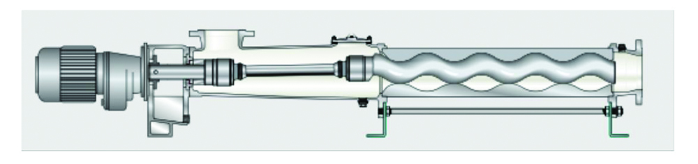 Other view of NETZSCH NM031BY01L06B-11478 Helical Rotor Pump Bare Shaft