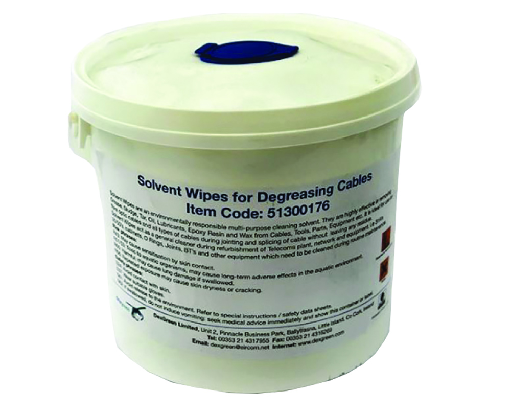 Other view of Warren & Brown 51300176 Container of Solvent Wipes - Cleaning Cable Items