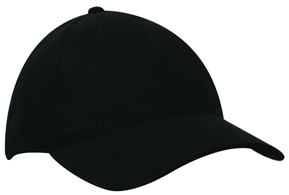 Other view of Headwear Professionals 4199 Cap - Brushed Heavy Cotton - Black - One Size Fits All