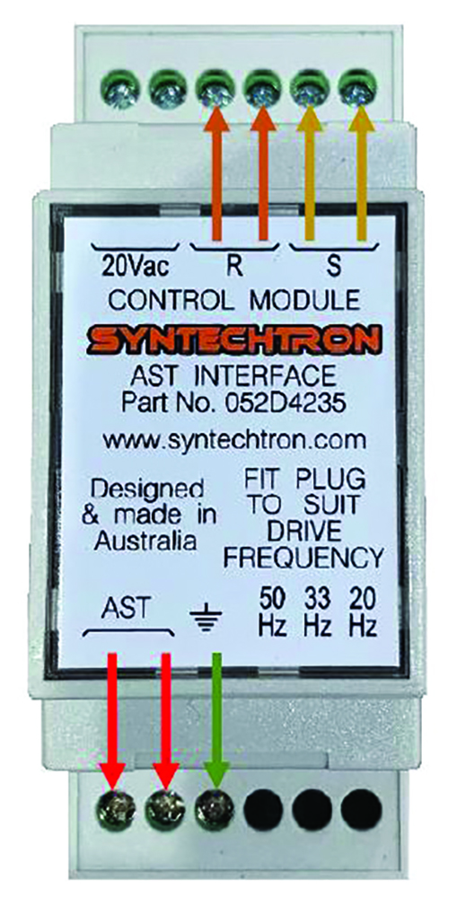 Other view of Syntechtron 052D4225 Accelerometer Stroke Transducer (AST) Assembly with - 2 Core Sheathed Connecting Cable<br><br>