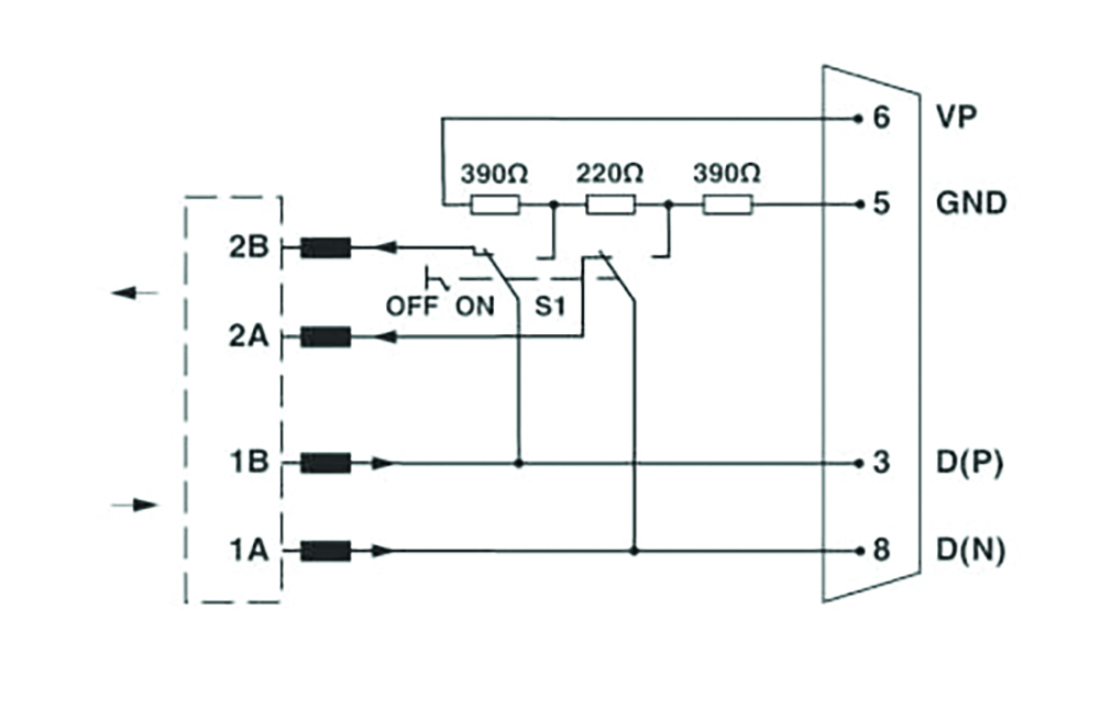 Other view of Phoenix Contact 2708232 D-Sub bus connector - Subcon-Plus-PROFIB/SC2