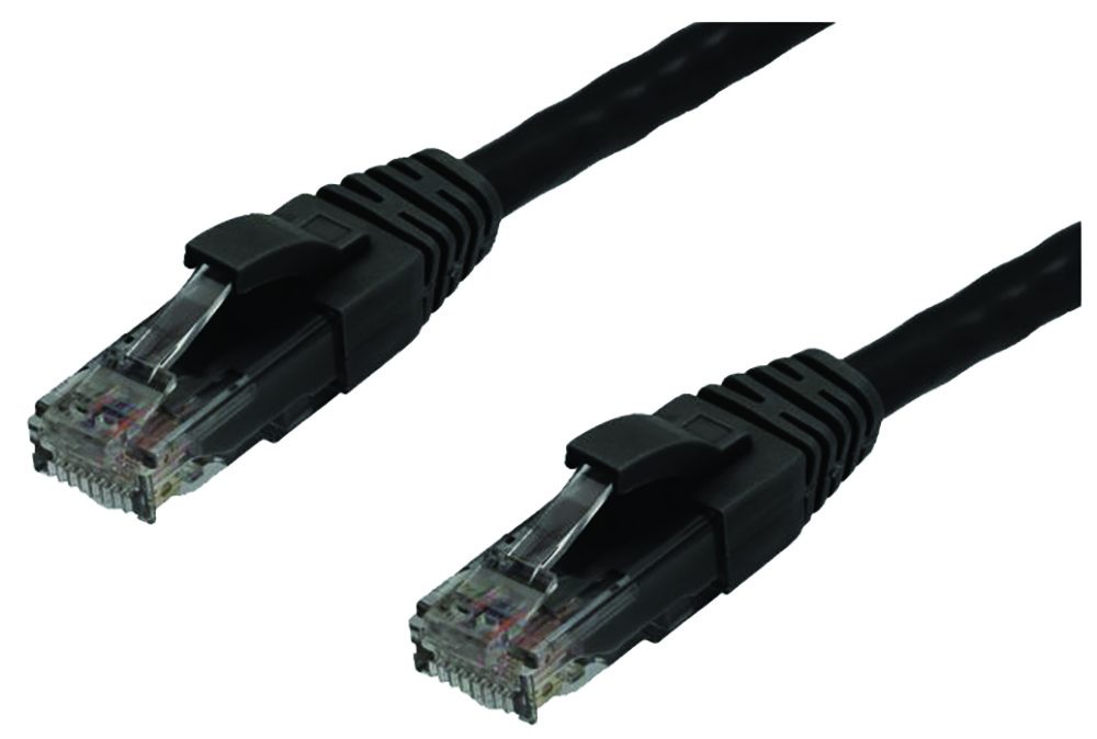 Other view of 4Cabling 004.002.2001.10PACK 0.25m CAT6 RJ45-RJ45 Pack of 10 Ethernet Network Cable - Black