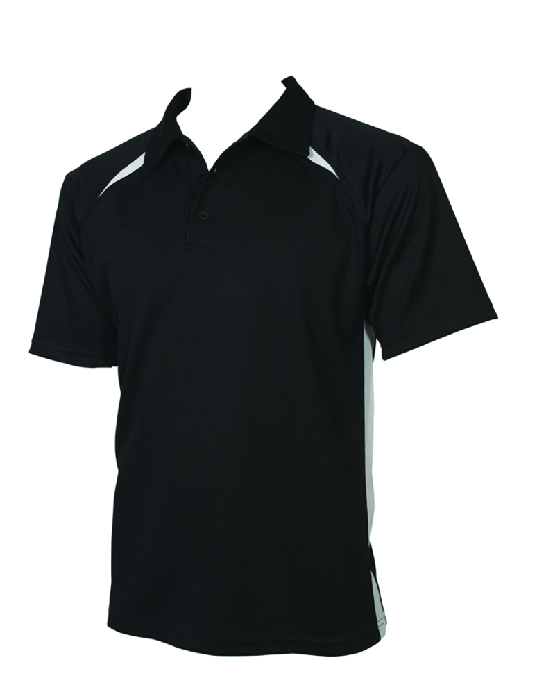 Other view of Bizcollection - Shirt - Polo - Raytheon - Black/White - P7700/BLK/WHT/SML