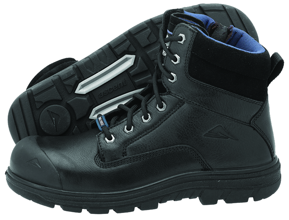 Other view of Ascent 129467 Alpha 2 Safety Boots - Electric Hazard Resistant - Lace Up Zip - Black - US15/UK14