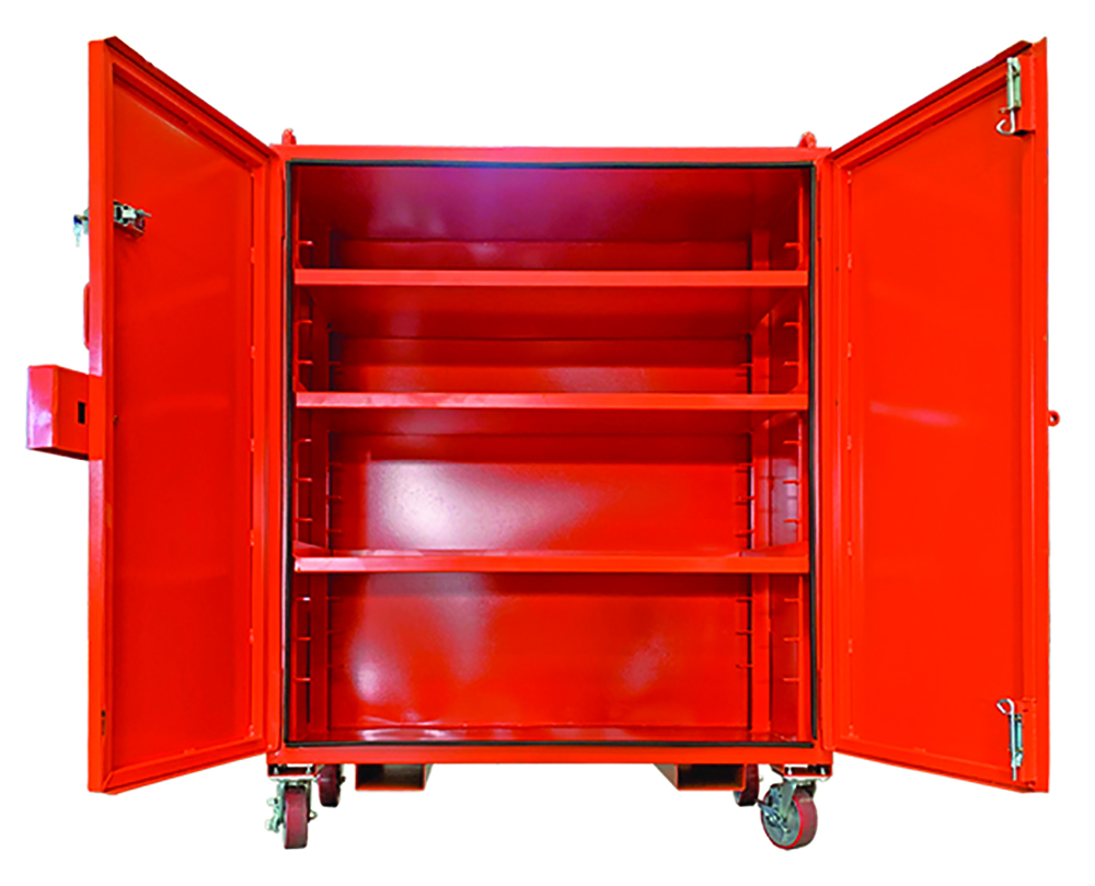 Other view of BJL16 Site Tool Cabinet - 1350mm DBL Door - East West Engineering