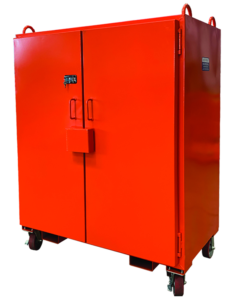 Other view of BJL16 Site Tool Cabinet - 1350mm DBL Door - East West Engineering