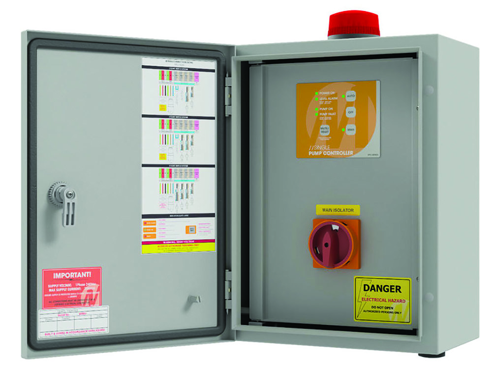 Other view of MATelec FPC-15205-AA Single Pump Controller - 1 Phase 1.6-2.5Amp c/w BMS