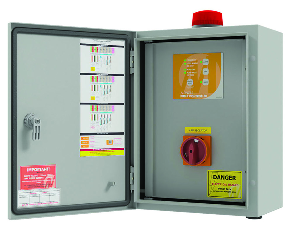 Other view of MATelec FPC-15207-B Single Pump Controller - 3 Phase 4-6 Amp c/w BMS