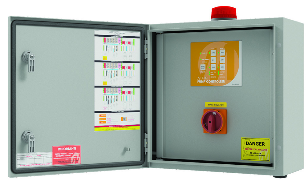 Other view of MATelec FPC-30005 Dual Pump Controller - Deluxe 1 PH HWR c/w Time Clock