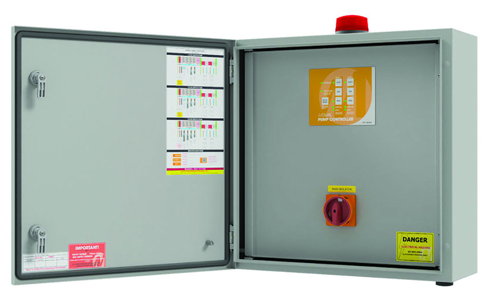 Other view of MATelec FPC-30040-S5.5 Dual Pump Controller - 3 Phase 5.5kW S/Starter c/w I/D