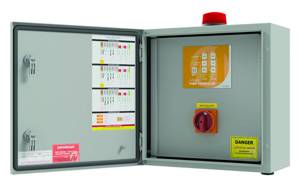 Other view of MATelec FPC-30240-C Dual Pump Controller - 3 Phase 18 Amp 7-10 Amp c/w BMS