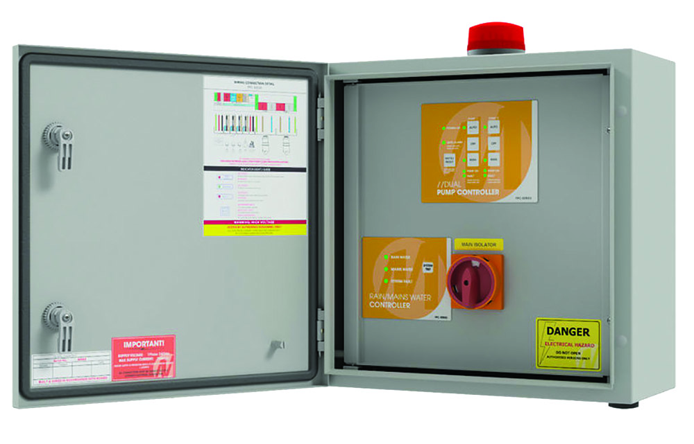 Other view of MATelec FPC-32220-BB Dual Pump Controller - 1 PH 18 Amp 5.5-8 Amp c/w RMC & BMS & 25m