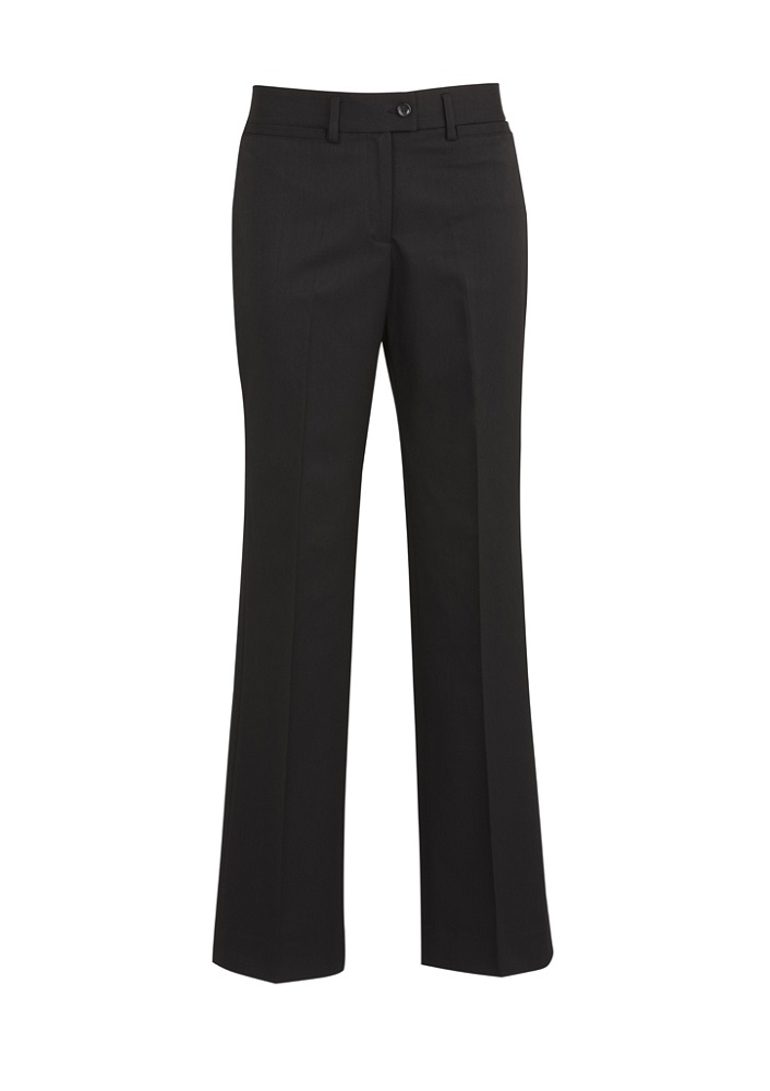 Other view of BIZ CORPORATES - Ladies Relaxed Fit Pant – Polyester - Bamboo – Black – 08 – 10111