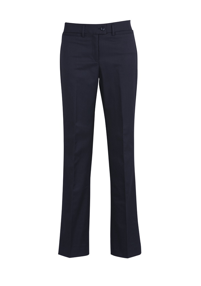 Other view of BIZ CORPORATES - Ladies Relaxed Fit Pant – Polyester - Bamboo – Navy – 14 – 10111