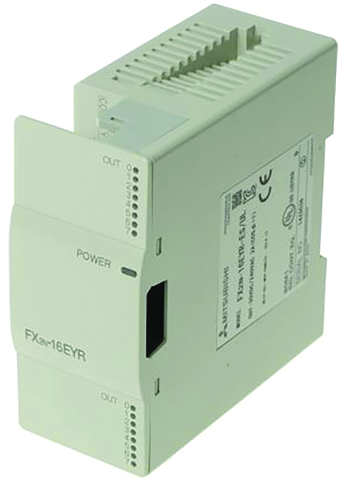 Other view of MITSUBISHI ELECTRIC FX2n-16EYR-ES/UL Digital Expansion Block, 16 Output, 24 V dc