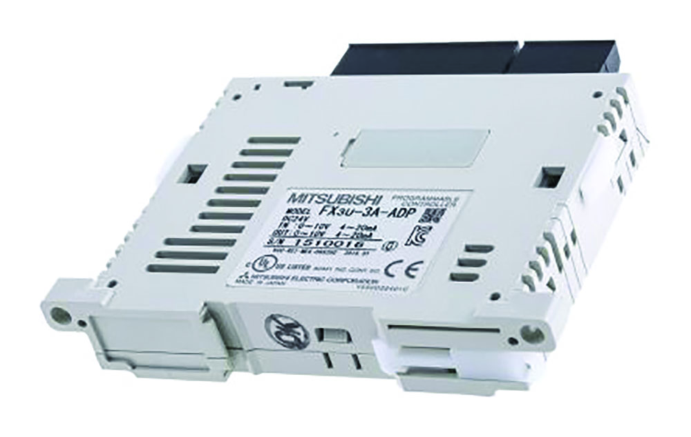 Other view of MITSUBISHI ELECTRIC FX3U-3A-ADP Analogue Input Module, Analogue Output, 4 to 20 mA, 24 V dc - 17.6 x 89.5 x 90 mm