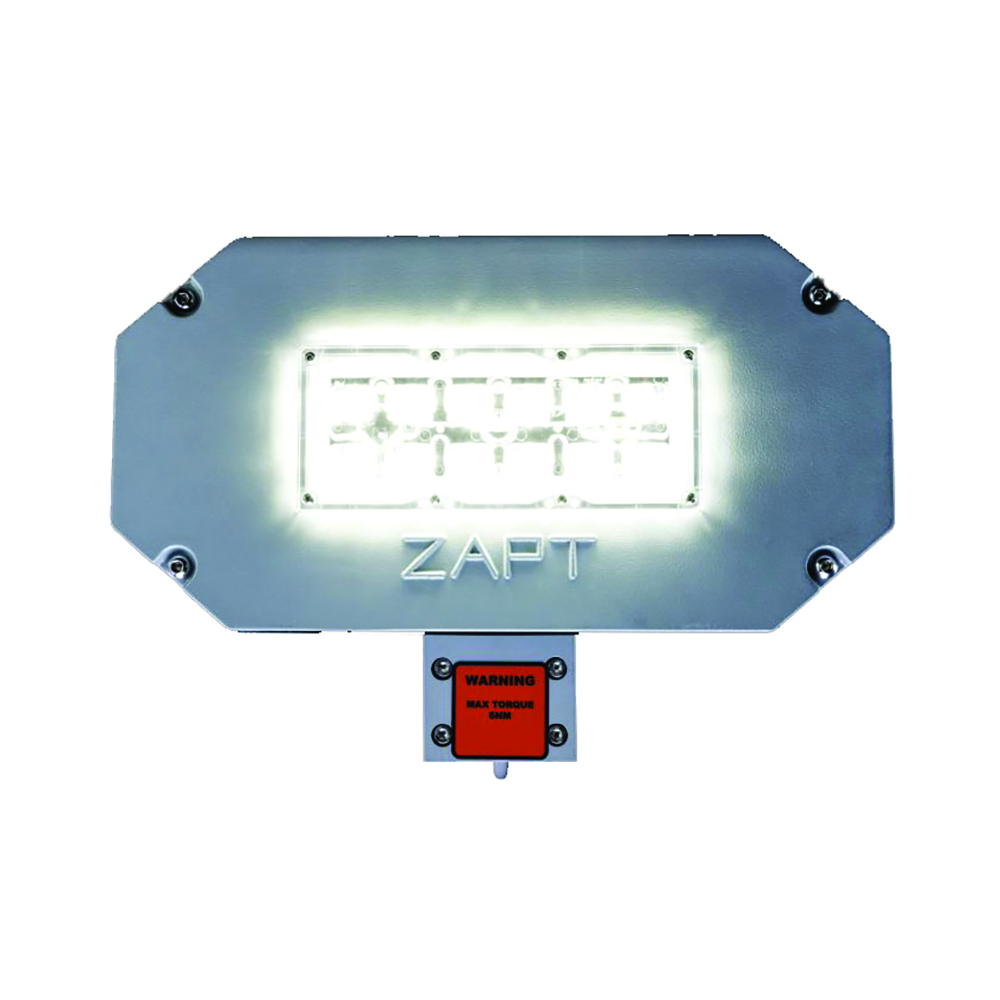 Other view of ZAPT-SS-30-EM-90-PM - Conveyor Light- Green Eye wash- IP65-5-000Lm- 90-305V Emergency version 2 hours with internal battery- 90 degree