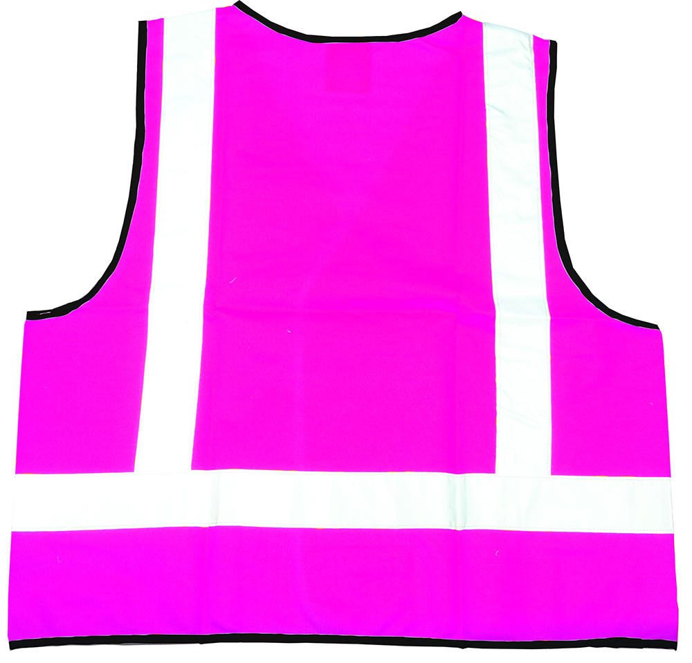 Other view of On Site Safety V006PHL Vest - High Visibility H-Pattern Reflective Tape - Night Only - Pink - L