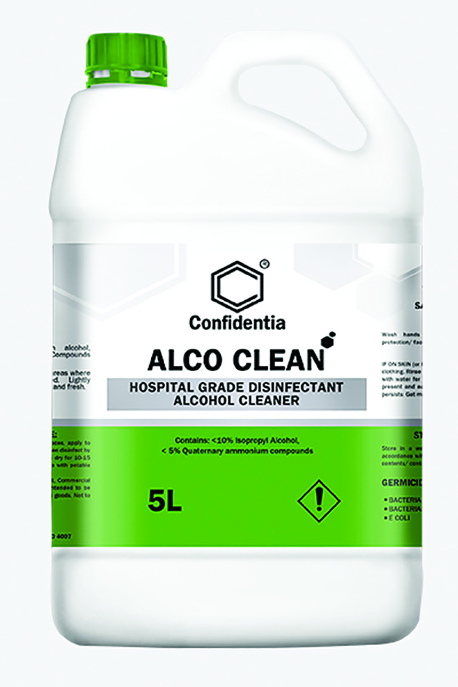 Other view of Confidentia Alco Clean - Hospital Grade Disinfectant - 5L