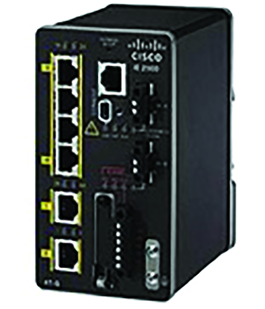 Other view of CISCO IE-2000-4T-G-B 6 Ports Manageable Ethernet Switch