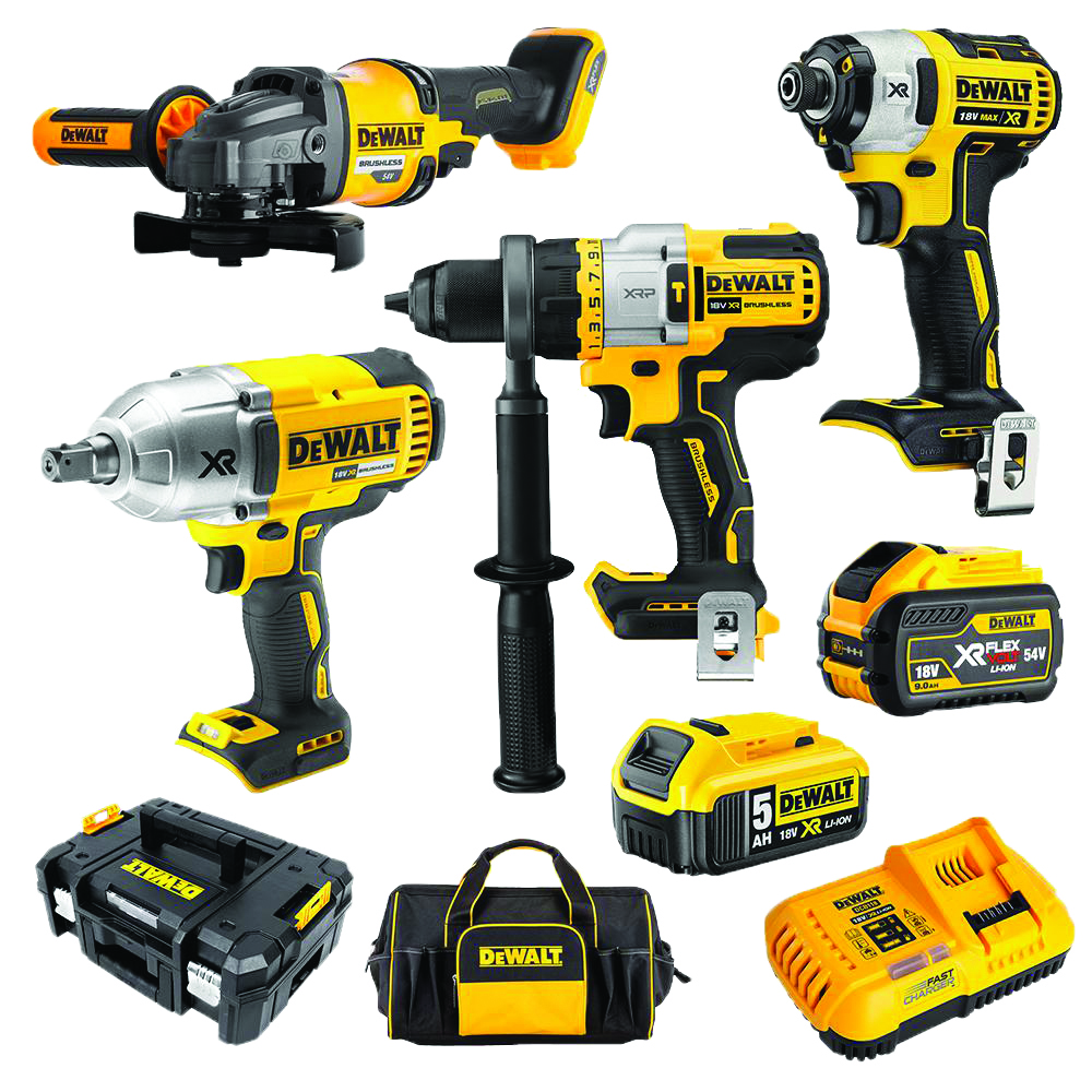 Other view of DeWalt DCZ441P1X1T-XE  4 Piece Combo Kit - 9Ah/5Ah - 18V/54V XR