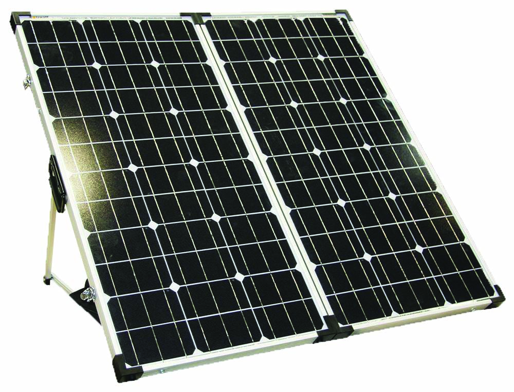 Other view of Symmetry SY-FM160W Solar Panel Folding Solar Module 160W Kit - 3 x 60W/12v + Cable/Reg