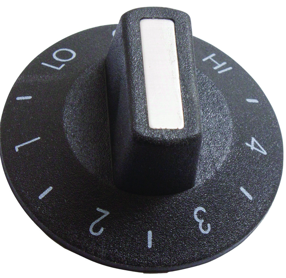 Other view of E.G.O EF524.100A Control Knob 50mm Lo-1-2-3-4-Hi - Suits Most Energy Regulators