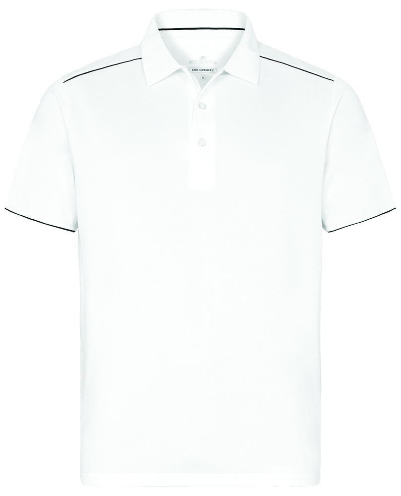 Other view of Sporte Leisure DSBOND 9323343614804 Polo - Men - Bond Dri-Sporte/Spandex Stretch Pique - White/French Navy - L