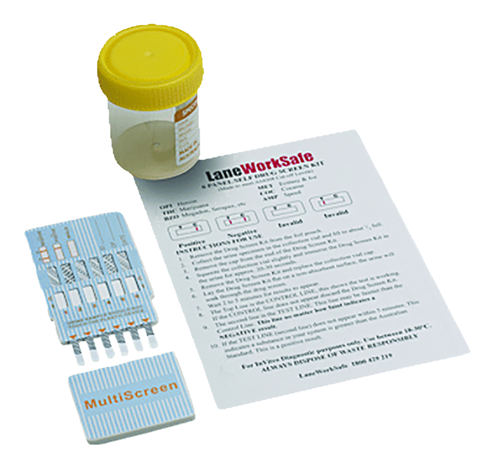 Other view of LaneWorkSafe SP006 6 Panel Urine Drug Test