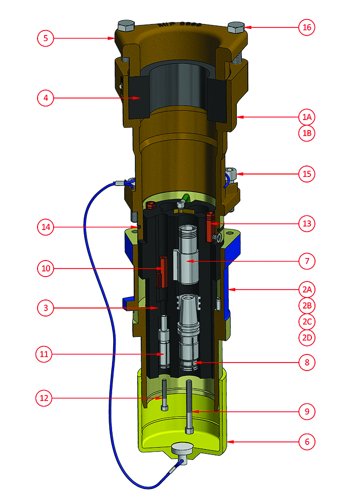 Other view of minto F-4246-314 Body Large Gland - 300A - 1100V