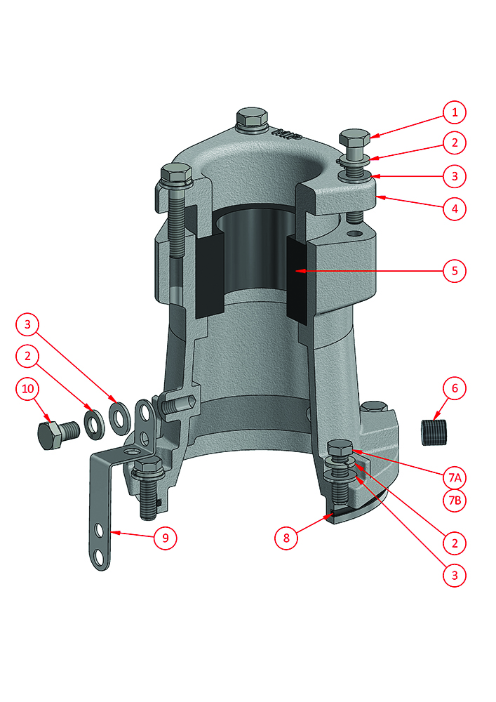 Other view of minto 3576A Cap - Aluminium