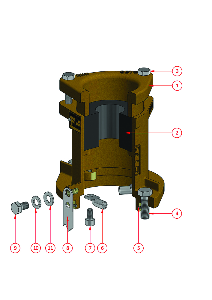 Other view of minto F-4088T Gland TRS No.3