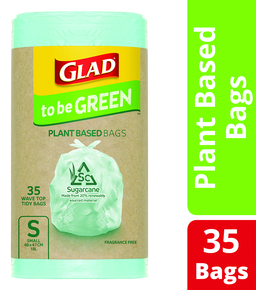 Other view of Glad to be Green® Plant Based Kitchen Tidy Bags - 18L - Pack of 35